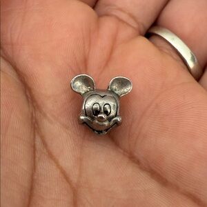 Silver Mickey Mouse Charm